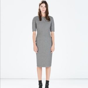 Zara Houndstooth Dress Size Large
